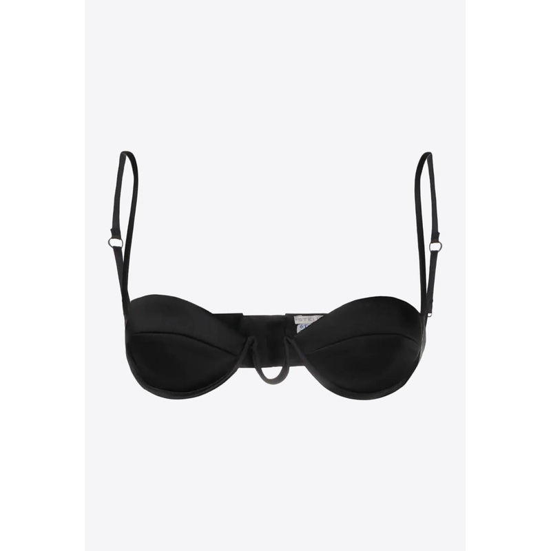 Wired Satin Bra Top